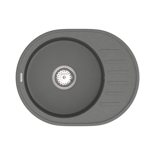 Мойка для кухни из исскуственого камня Vankor Lira LMO 02.57 Gray круглая