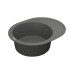 Мийка для кухні Vankor Lira LMO 02.57 Gray кругла з сифоном