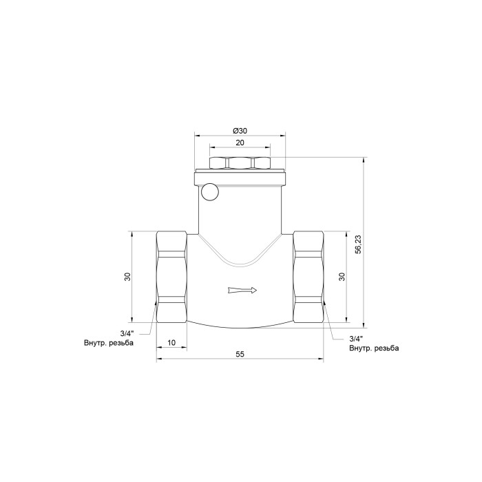 Обратный клапан SD Plus 3/4" SD242W20