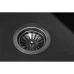 Мойка GRANADO LERIDA 560x510x200 прямоуг. black shine + сифон