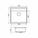 Мойка GRANADO LERIDA 560x510x200 прямоуг. black shine + сифон