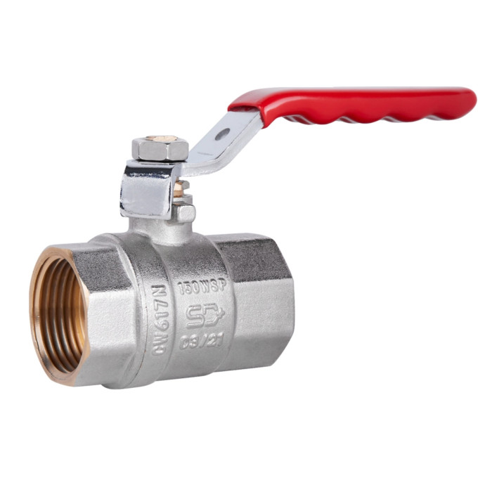 Кран шаровой SD Plus 1" ВР для воды (рычаг) SD600NW25PN40