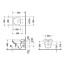 Унітаз підвісний з сидінням Soft-close, білий DURAVIT DURASTYLE BASIC Rimless 45620900A1