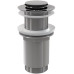 A394 донний клапан 1 1/4" без переливу Chrome Alca