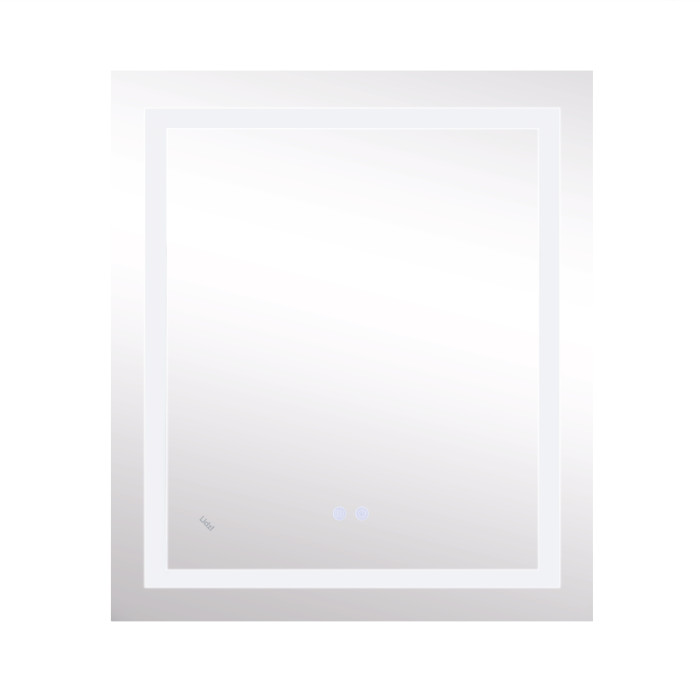 Дзеркало Lidz Kubis 700х800 з LED-підсвічуванням Touch, з антизапітнінням, з диммером,з регулюванням яркости LD78LF9048070
