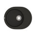 Мойка Vankor Sity  620х500х200 овал. Black + сифон