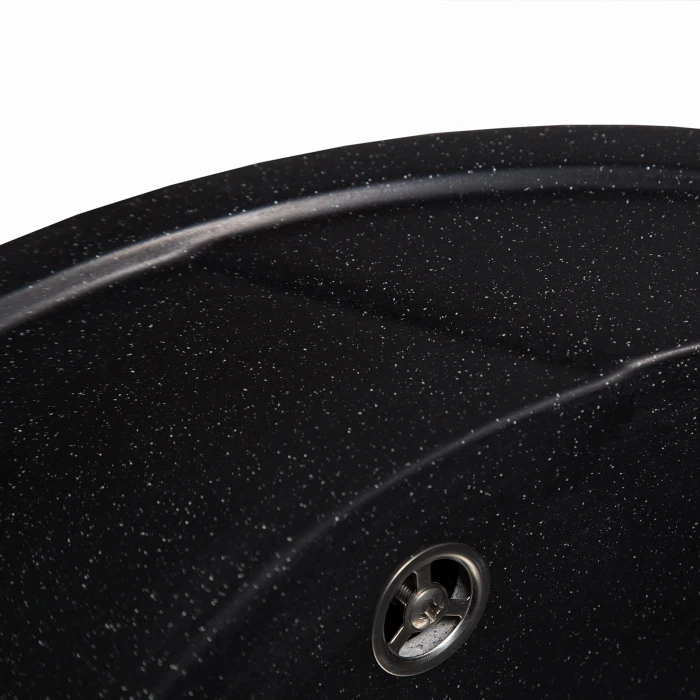 Мойка Solid Comfi 580х470х215 овал антрацит + сифон