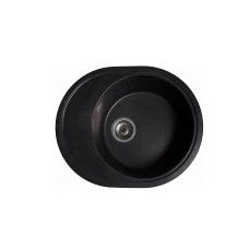 Мийка Solid Comfi 580х470х215 овал антрацит + сифон