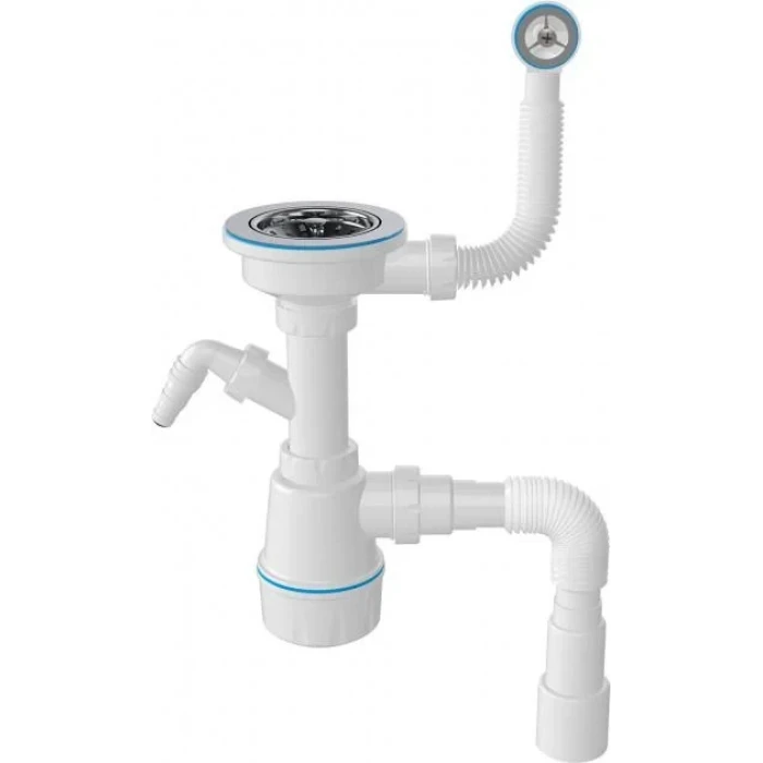 Мойка Solid Comfi 580х470х215 овал антрацит + сифон