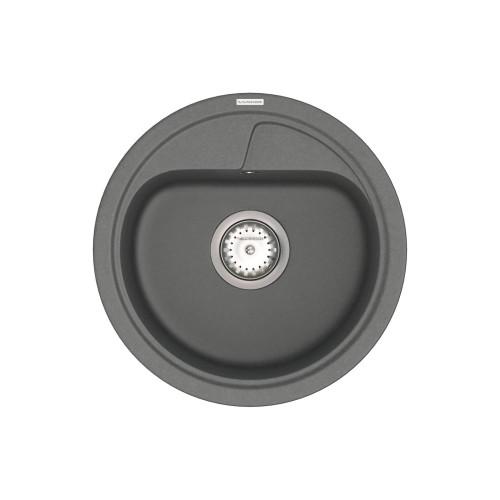Мойка Vankor Polo 450х450х200 круг. Gray + сифон