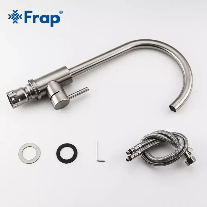 Змішувач для кухні Frap F40899, сатин