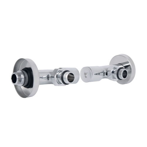 Комплект Кранів SD Forte 1/2" НР для сушарки рушників кутовий SF395W15