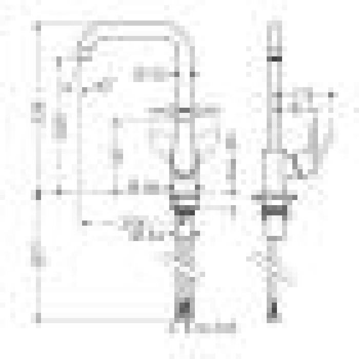 Змішувач для кухні HANSGROHE FOCUS M41 одноважільний, чорний матовий Змішувач для кухні HANSGROHE FOCUS M41 одноважільний, чорний матовий