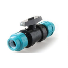 Кран шаровый полиэтиленовый 63х63 мм 