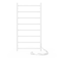 Електрична рушникосушарка Laris Зебра Альфа ЧК8 400 х 800 Э (підключення праворуч) 130Вт, R3 білий (77700072)