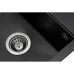 Мойка GRANADO MERIDA 496x480x200 квадрат. black shine + сифон