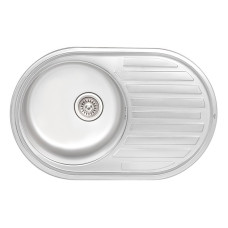Мойка кепка 770х500х180 сатин Q-tap