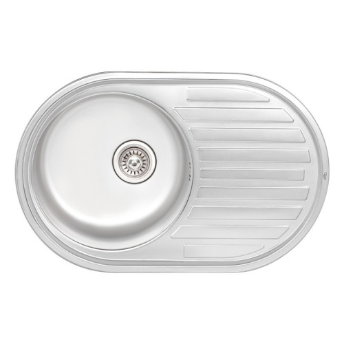 Мойка кепка 770х500х180 сатин Q-TAP