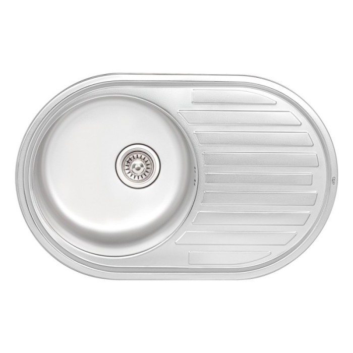 Мойка кепка 770х500х180 сатин Q-TAP