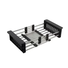 Сушилка на мойку LIDZ K01B (для посуды) Chrome/Black 
