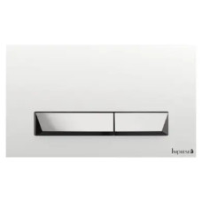Клавіша змиву IMPRESE PAN Breclav White i8245W пластик, білий