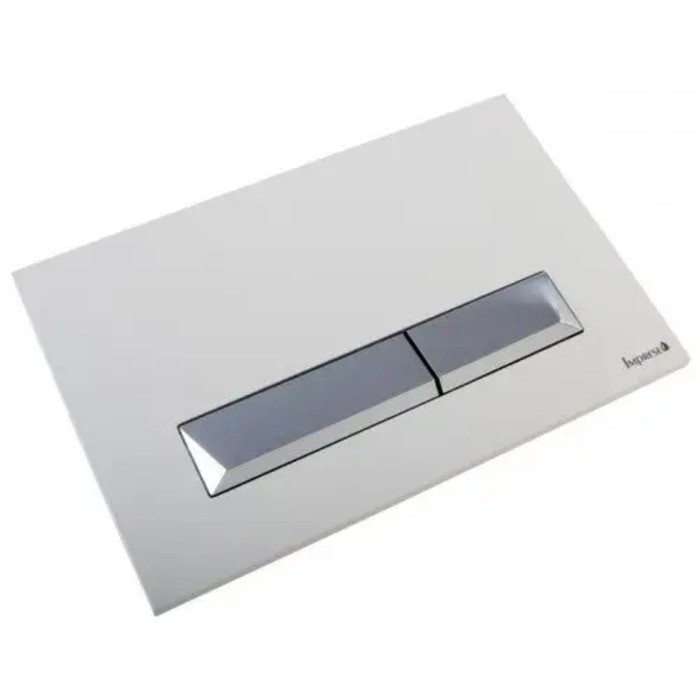 Клавіша змиву IMPRESE PAN Breclav White i8245W пластик, білий