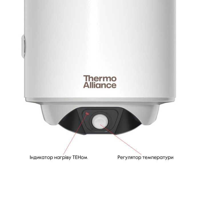 Водонагреватель электрический комбинированный Thermo Alliance вертикальный 80 л. т.о. 0,24 кв.м левый, мокрый ТЭН 2,0 кВт (CWH 8044 4S L)