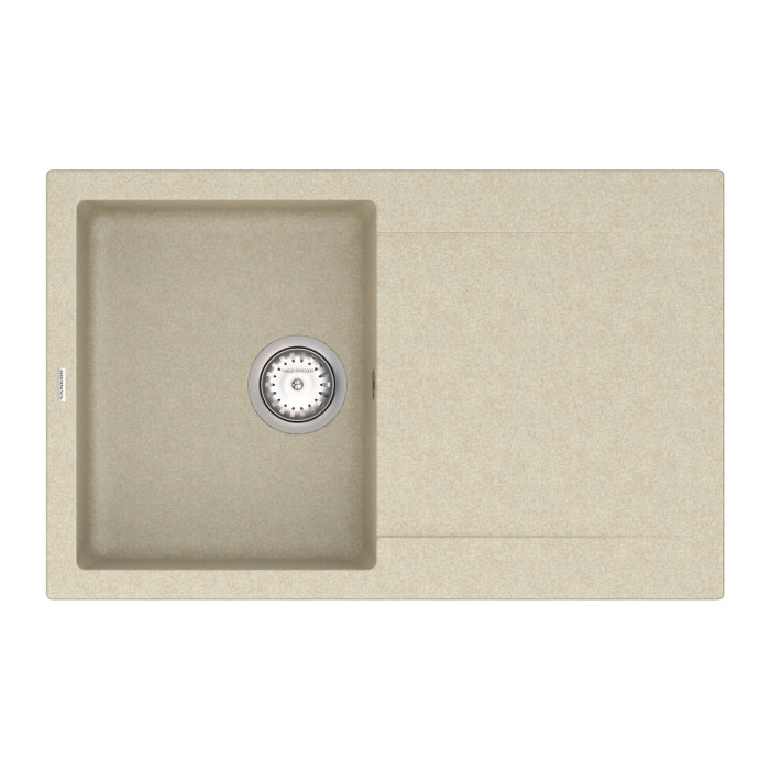Мийка для кухні Vankor Orman OMP 02.78 Beige прямокутна з сифоном