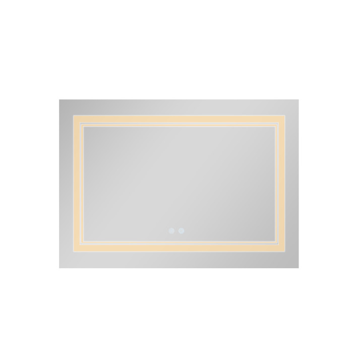 Дзеркало Qtap Cardinal 1200х800 з LED-підсвічуванням Touch, з антизапітнінням, з диммером,з регулюванням температури коліру (3000-6500K) QT0478C12080