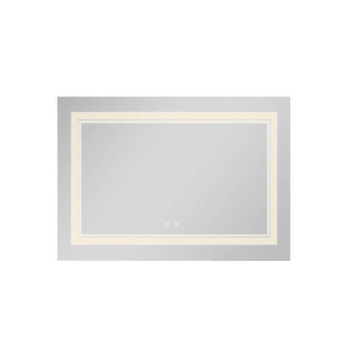 Дзеркало Qtap Cardinal 1200х800 з LED-підсвічуванням Touch, з антизапітнінням, з диммером,з регулюванням температури коліру (3000-6500K) QT0478C12080
