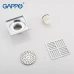 Вертикальний трап GAPPO G81051, латунь, 100х100 мм, хром