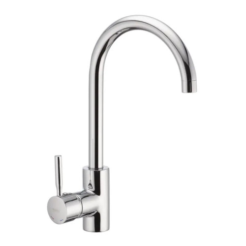 Змішувач для кухні одноважільний латунний HAIBA HANS chr-011(HB0168), хром