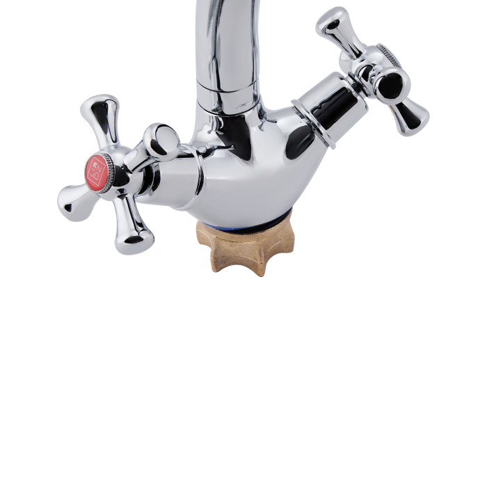 Смеситель для кухни Lidz Lamb 273F двухвентильный LDLAM273FCRM21890 Chrome Смеситель для кухни Lidz Lamb 273F двухвентильный LDLAM273FCRM21890 Chrome