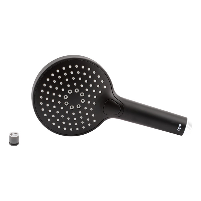 Лейка для ручного душа Qtap Rucni 120 мм округлая QTRUCA120O3KBB Black Matt Лейка для ручного душа Qtap Rucni 120 мм округлая QTRUCA120O3KBB Black Matt