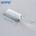 Душова система GAPPO G2407-8, вилив - перемикач на лійку, білий/хром