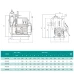 Насосна станція SHIMGE PW 750F (0.75 кВт, Hmax 50 м, Qmax 56 л\хв)