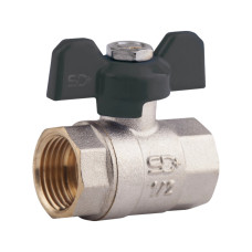 Кран шаровой SD Plus 1/2" ВР для воды (бабочка) SD602W15