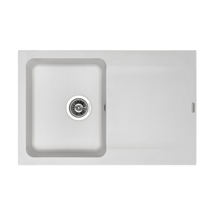 Мийка GRANADO VIGO 775x495x195 прямокутна white + сифон