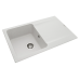 Мойка GRANADO VIGO 775x495x195 прямоугольная white + сифон