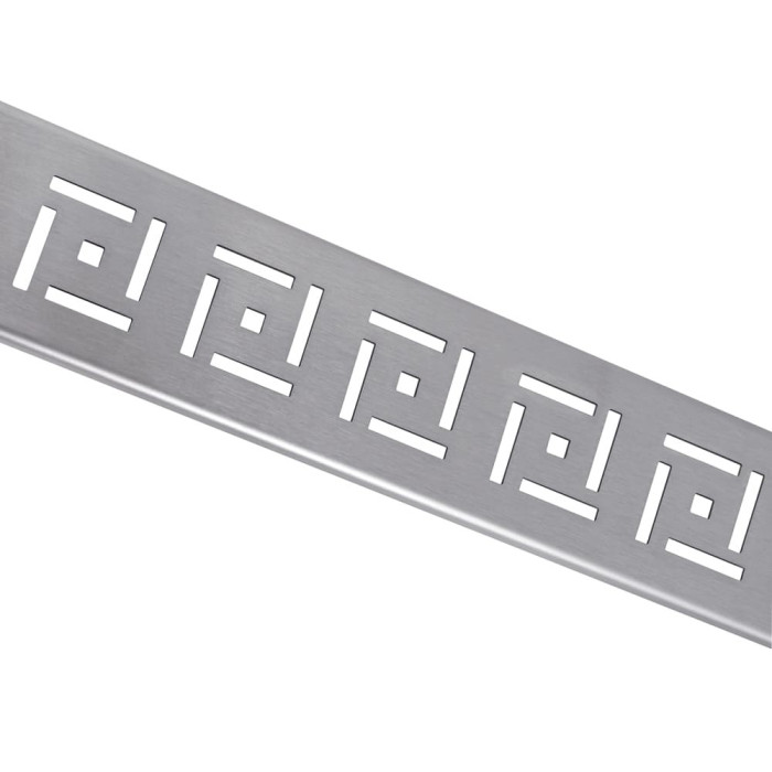 IT03-FT19/800 ITAL Душовий трап 800 мм, поворот. 360, комбін.затвор, Brushed nickel (блістер) {5/1}
