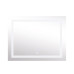 Дзеркало Lidz Kubis 1000х800 з LED-підсвічуванням Touch, з антизапітнінням, з диммером,з регулюванням яркости LD78LF61410080
