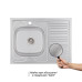 Кухонная мойка Brinex 6080-L 0,6 мм Satin (BRIN6080LSAT06)