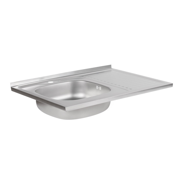 Кухонная мойка Brinex 6080-L 0,6 мм Satin (BRIN6080LSAT06)