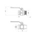 Кран шаровой Icma 1/2" прямой №352