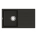 Мийка для кухні Vankor Easy EMP 02.76 Black прямокутна з сифоном