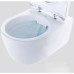 Унитаз подвесной воронковидный GEBERIT ICON Rimfree 201950000 закрытая форма, без сиденья, белый