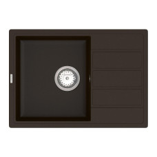 Мийка для кухні Vankor Easy EMP 02.62 Chocolate прямокутна з сифоном