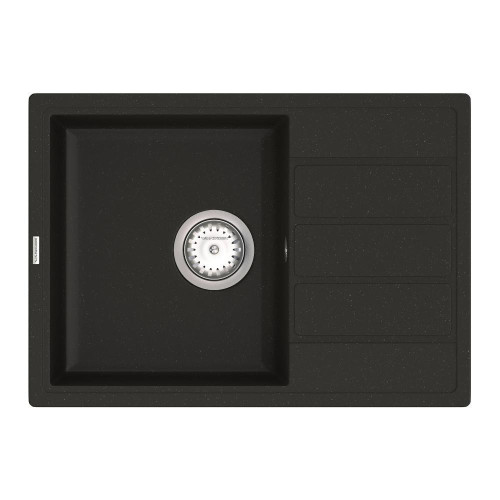 Мойка для кухни из исскуственого камня Vankor Easy EMP 02.62 Black прямоугольная