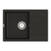 Мийка для кухні Vankor Easy EMP 02.62 Black прямокутна з сифоном