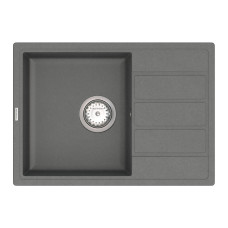 Мийка для кухні Vankor Easy EMP 02.62 Gray прямокутна з сифоном